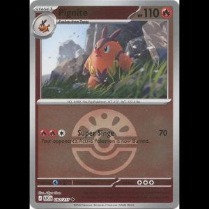 Pokemon TCG Pignite (Friend Ball) - Ascended Heroes - Reverse Holofoil