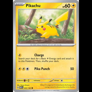 Pokemon TCG Pikachu - 025/165 - Scarlet & Violet 151