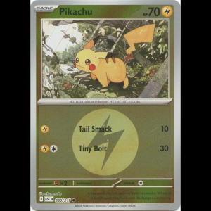 Pokemon TCG Pikachu (Energy Symbol Pattern) - Ascended Heroes - Reverse Holofoil