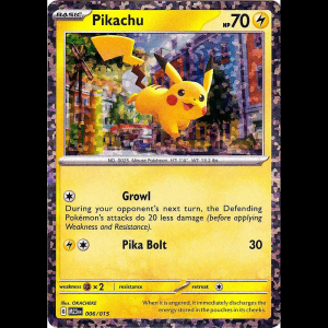 Pokemon TCG Pikachu - McDonald's Promos 2023 - Holofoil