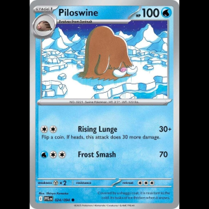 Pokemon TCG Piloswine - Phantasmal Flames - Reverse Holofoil