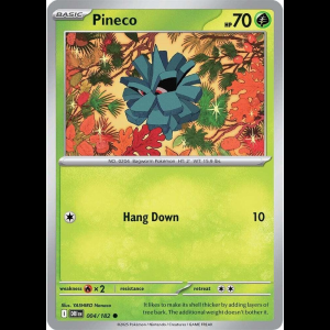 Pokemon TCG Pineco - Destined Rivals - Reverse Holofoil