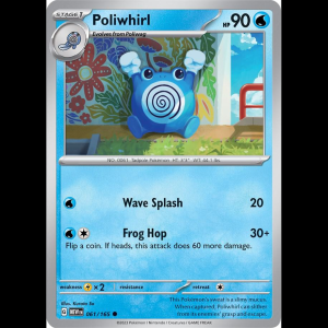 Pokemon TCG Poliwhirl - 061/165 - Scarlet & Violet 151