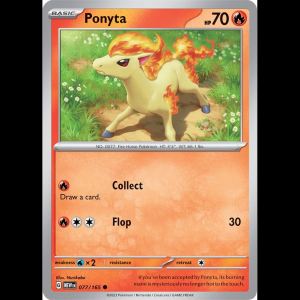 Pokemon TCG Ponyta - Scarlet & Violet 151