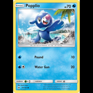 Pokemon TCG Popplio - SM Base Set