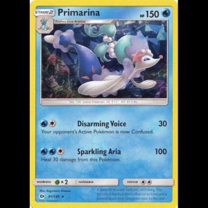 Pokemon TCG Primarina - 041/149 (Cracked Ice Holo) - Deck Exclusives - Holofoil