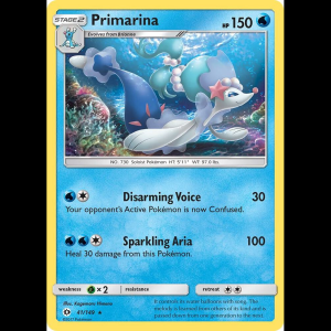 Pokemon TCG Primarina - SM Base Set