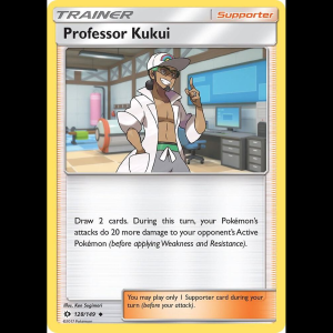Pokemon TCG Professor Kukui - SM Base Set