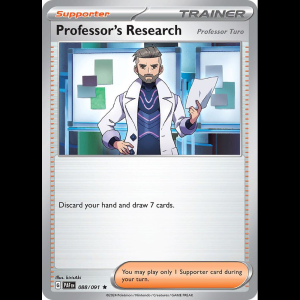 Pokemon TCG Professor's Research (ESP) - 088/091 - Paldean Fates - Holofoil