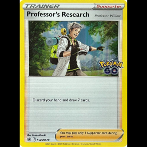 Pokemon TCG Professor's Research - SWSH178 - Sword & Shield Promo Cards - Holofoil