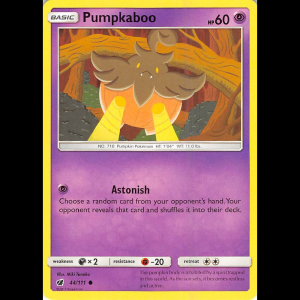 Pokemon TCG Pumpkaboo - SM - Crimson Invasion