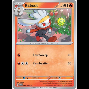 Pokemon TCG Raboot - 027/142 - Stellar Crown