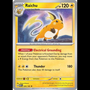 Pokemon TCG Raichu - Scarlet & Violet 151 - Holofoil