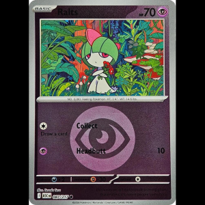 Pokemon TCG Ralts (Energy Symbol Pattern) - Ascended Heroes - Reverse Holofoil