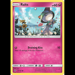 Pokemon TCG Ralts - SM - Burning Shadows