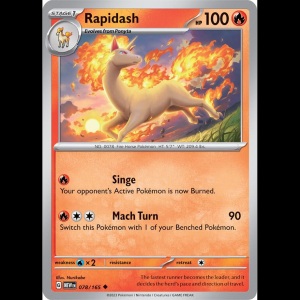 Pokemon TCG Rapidash - Scarlet & Violet 151 - Reverse Holofoil
