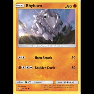 Pokemon TCG Rhyhorn (93) - SM - Unbroken Bonds