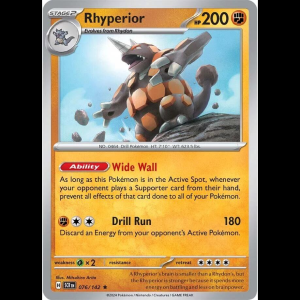 Pokemon TCG Rhyperior - Stellar Crown - Reverse Holofoil