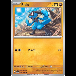 Pokemon TCG Riolu - Stellar Crown