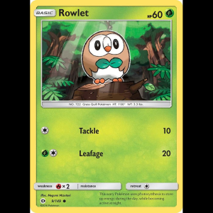 Pokemon TCG Rowlet - SM Base Set