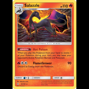 Pokemon TCG Salazzle - SM - Guardians Rising