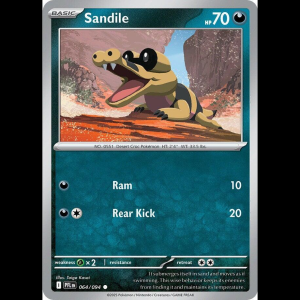 Pokemon TCG Sandile - Phantasmal Flames