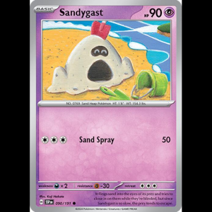 Pokemon TCG Sandygast - Surging Sparks - Reverse Holofoil