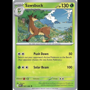 Pokemon TCG Sawsbuck - White Flare