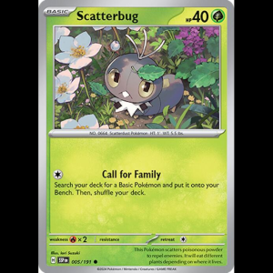 Pokemon TCG Scatterbug - Surging Sparks