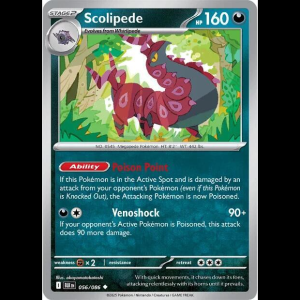 Pokemon TCG Scolipede - Black Bolt