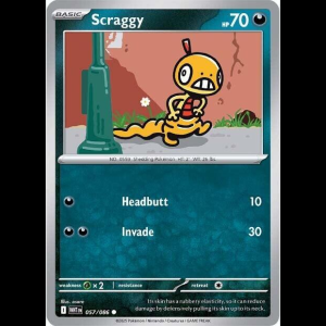 Pokemon TCG Scraggy - White Flare
