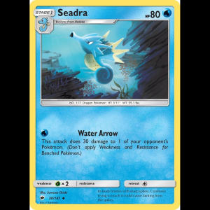 Pokemon TCG Seadra - SM - Burning Shadows