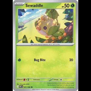 Pokemon TCG Sewaddle - White Flare