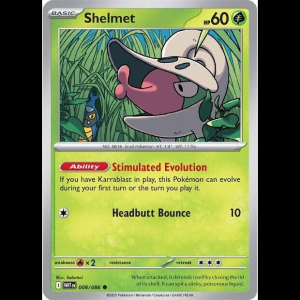 Pokemon TCG Shelmet - White Flare