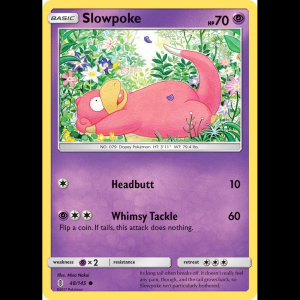 Pokemon TCG Slowpoke - SM - Guardians Rising
