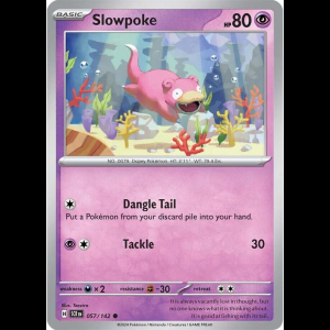 Pokemon TCG Slowpoke - Stellar Crown