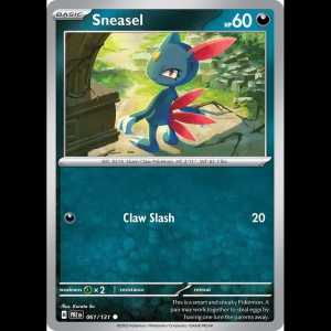 Pokemon TCG Sneasel - Prismatic Evolutions
