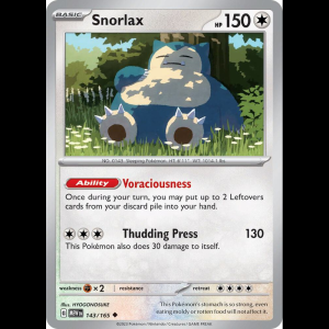 Pokemon TCG Snorlax - Scarlet & Violet 151