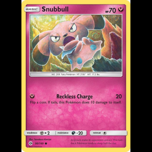 Pokemon TCG Snubbull - SM Base Set