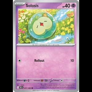 Pokemon TCG Solosis - Black Bolt