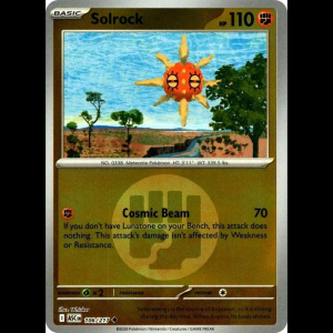 Pokemon TCG Solrock (Energy Symbol Pattern) - Ascended Heroes - Reverse Holofoil