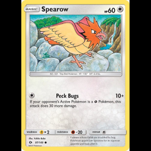 Pokemon TCG Spearow - SM Base Set
