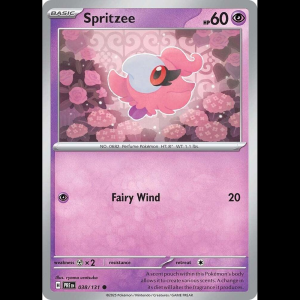 Pokemon TCG Spritzee - Prismatic Evolutions - Reverse Holofoil