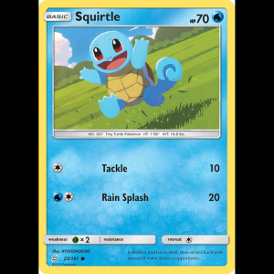 Pokemon TCG Squirtle (23) - SM - Team Up