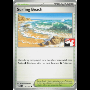 Pokemon TCG Surfing Beach - Prize Pack Series Cards