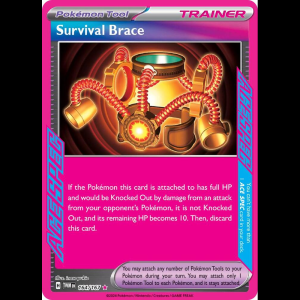 Pokemon TCG Survival Brace - Twilight Masquerade - Holofoil