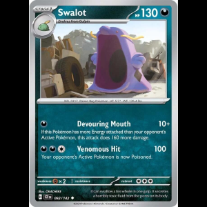 Pokemon TCG Swalot - Stellar Crown - Reverse Holofoil