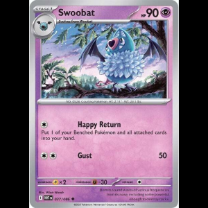 Pokemon TCG Swoobat - White Flare