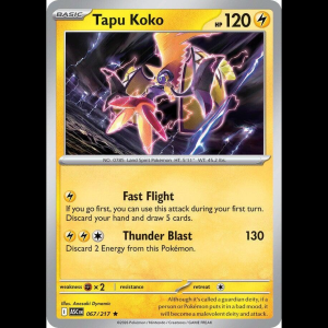 Pokemon TCG Tapu Koko - Ascended Heroes - Holofoil