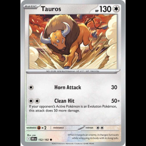 Pokemon TCG Tauros - Destined Rivals - Reverse Holofoil